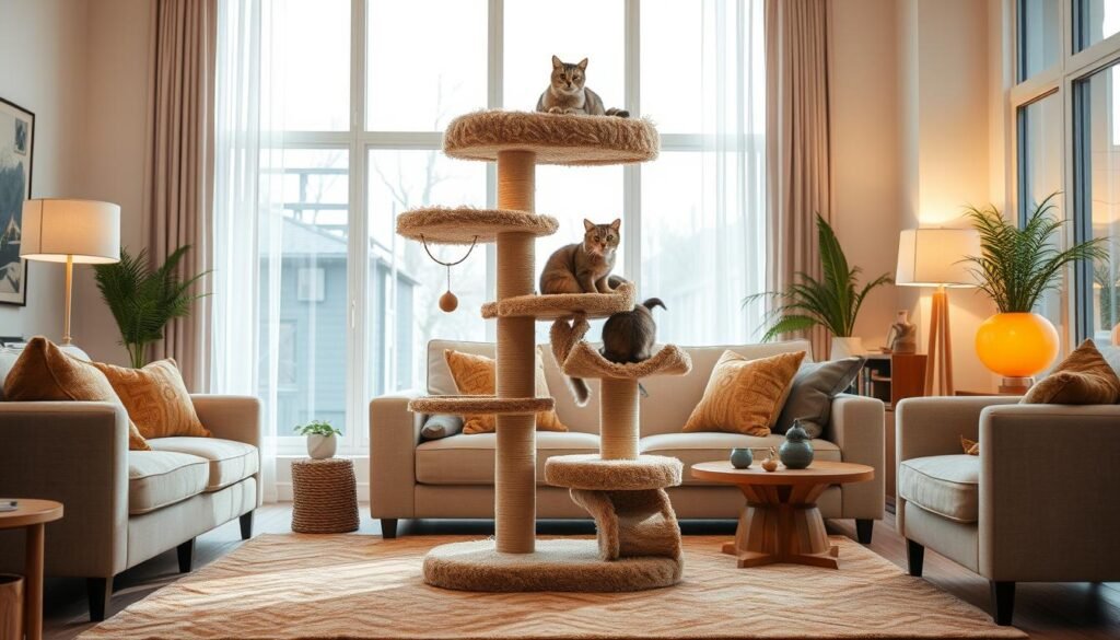 cat tree placement